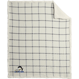 Mid-State Mustangs Flannel Sherpa Blanket