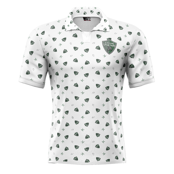Lansing Spartans Adult Sublimated Polo Tee
