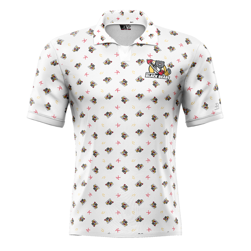Dupage Black Bears Adult Sublimated Polo Tee