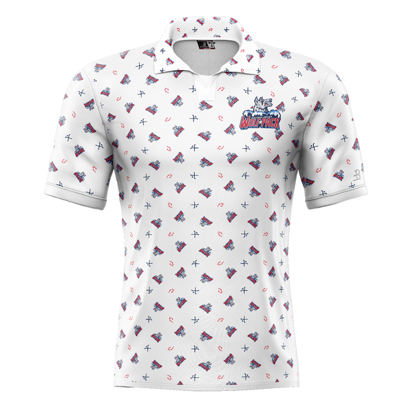 Hartford Jr. Wolfpack Adult Sublimated Polo Tee