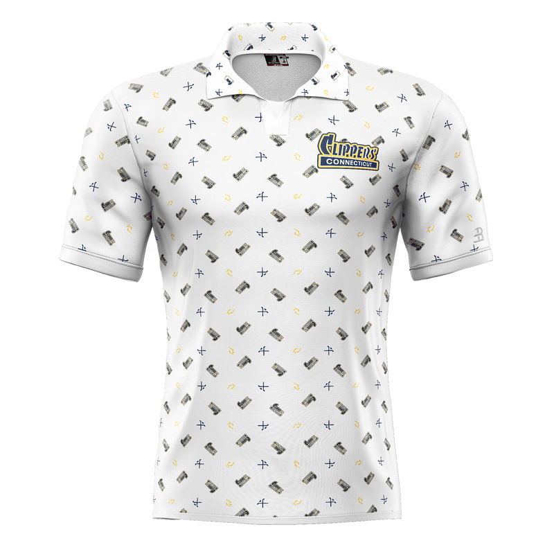 CT Clippers Adult Sublimated Polo Tee