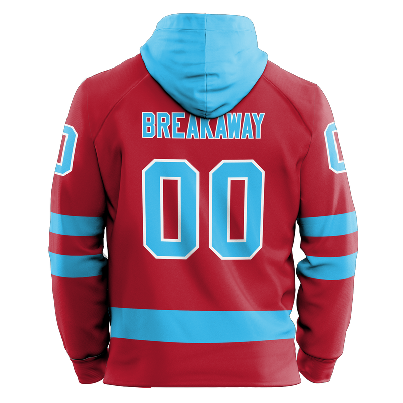 Jersey Shore Whalers Adult Sublimated Retro Hoodie