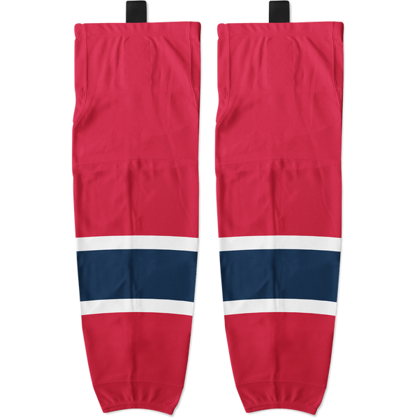 Jr. Mounties Sublimated Tech Socks - Red - Kit