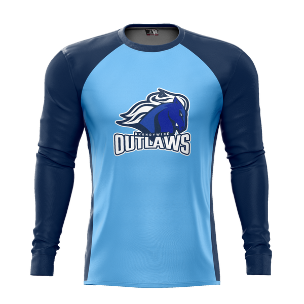 Brandywine Outlaws Adult Sublimated Long Sleeve Tee