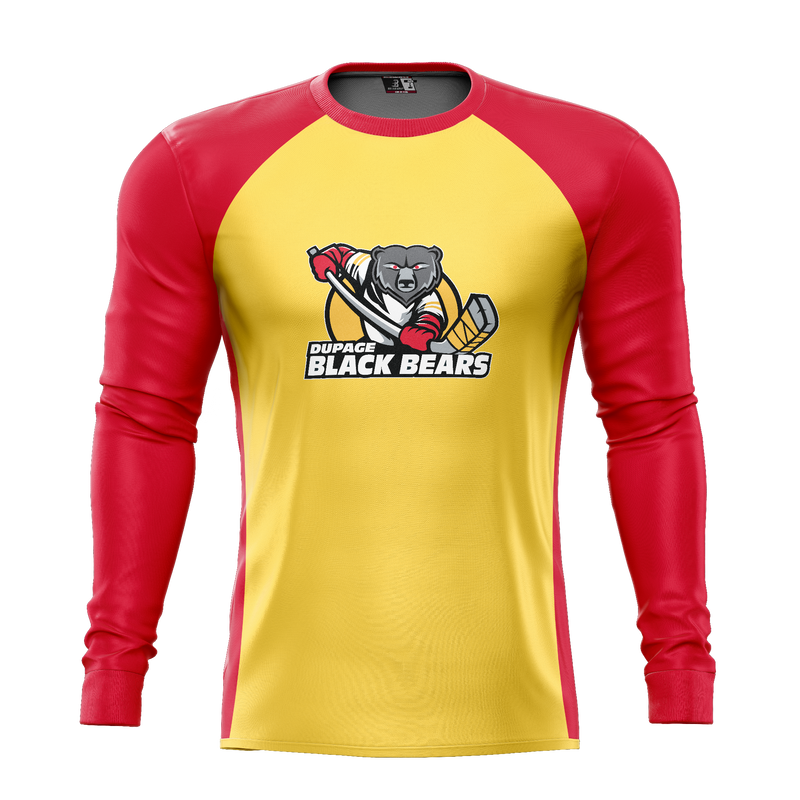 Dupage Black Bears Youth Sublimated Long Sleeve Tee
