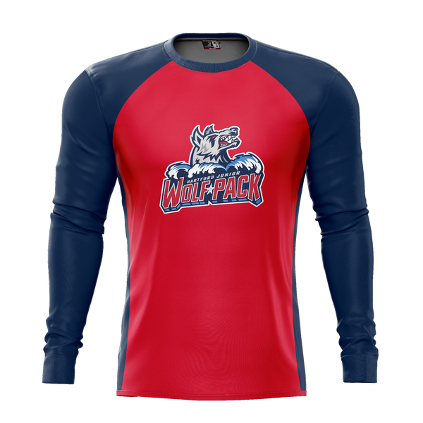 Hartford Jr. Wolfpack Youth Sublimated Long Sleeve Tee