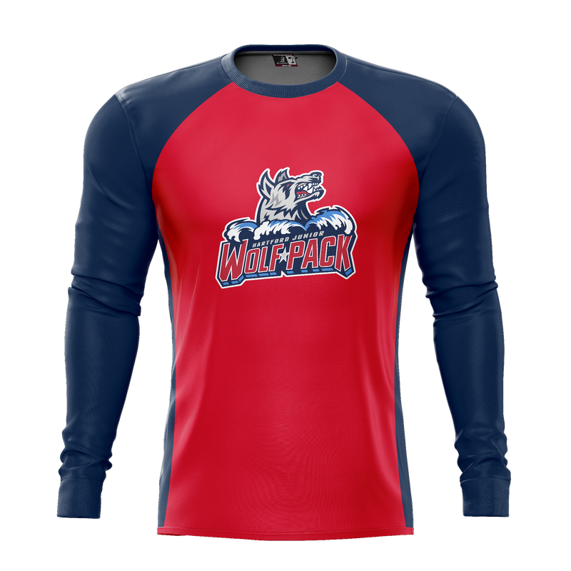 Hartford Jr. Wolfpack Girls Youth Sublimated Long Sleeve Tee