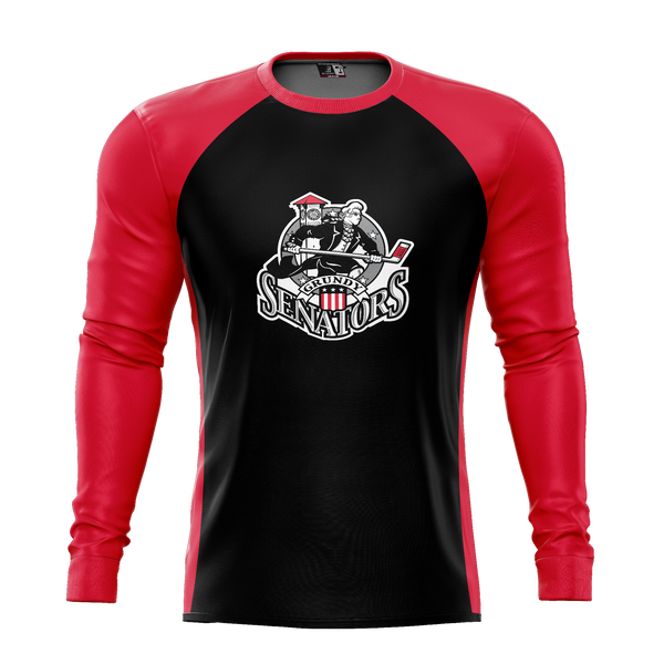 Grundy Senators Adult Sublimated Long Sleeve Tee