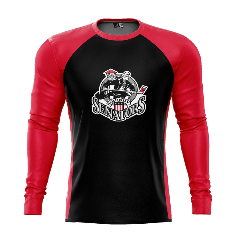 Grundy Senators Adult Sublimated Long Sleeve Tee