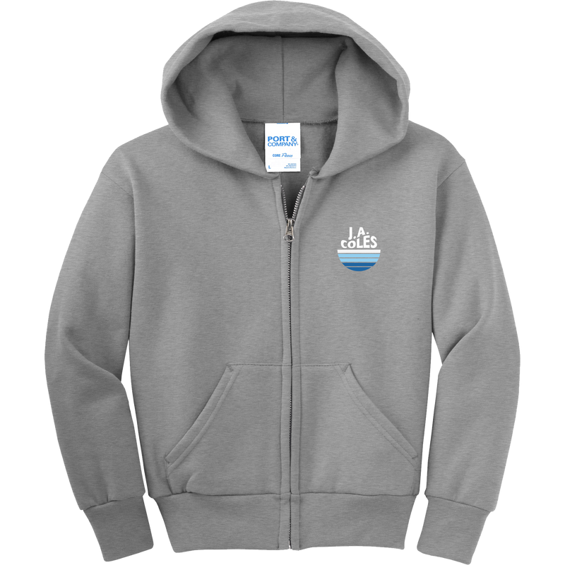 Coles Elementary Youth "Coles Vibes" Full-Zip Hooded Sweatshirt