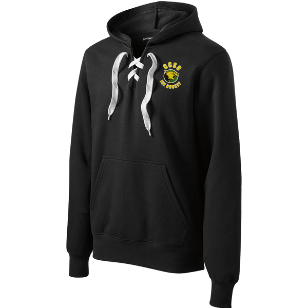 Chester County Lace Up Pullover Hooded Sweatshirt