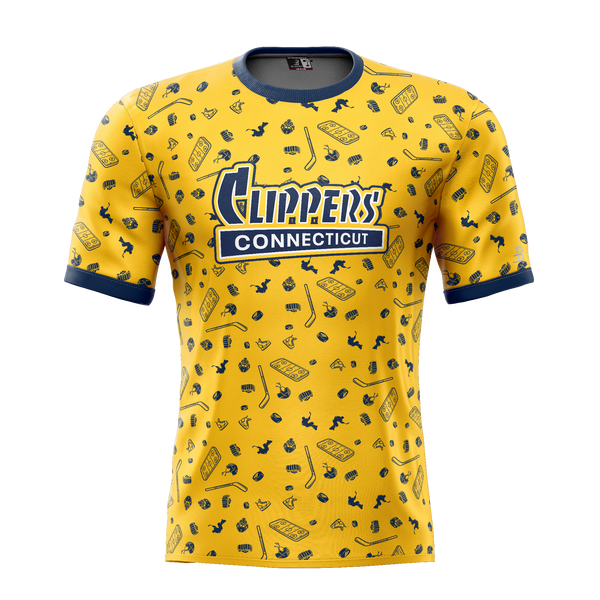 CT Clippers Adult Sublimated Pattern Tee