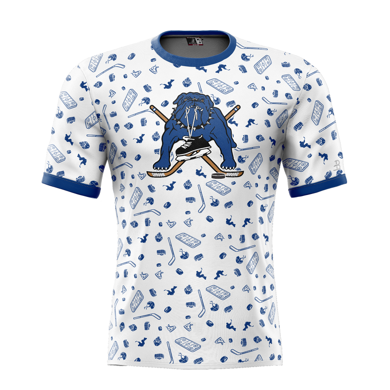 Chicago Bulldogs Adult Sublimated Pattern Tee