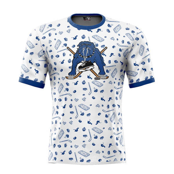 Chicago Bulldogs Youth Sublimated Pattern Tee