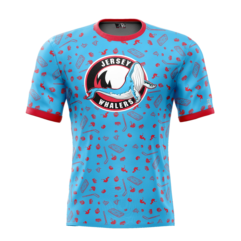 Jersey Shore Whalers Youth Sublimated Pattern Tee
