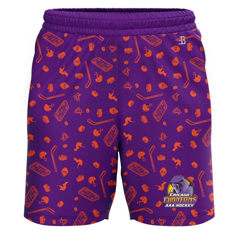 Chicago Phantoms Youth Sublimated Pattern Shorts
