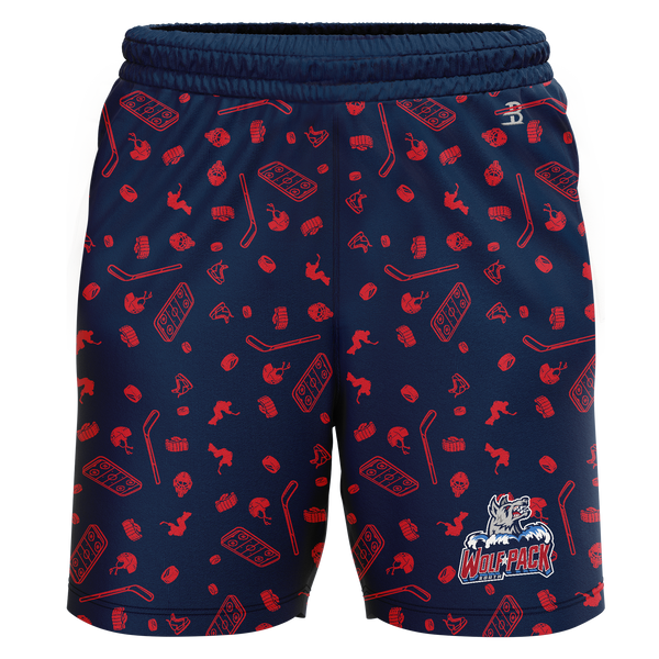 CT Wolfpack South Youth Sublimated Pattern Shorts