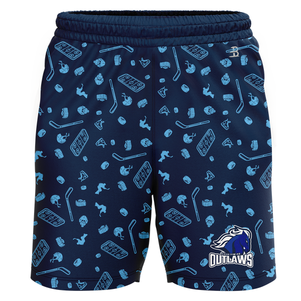 Brandywine Outlaws Youth Sublimated Pattern Shorts