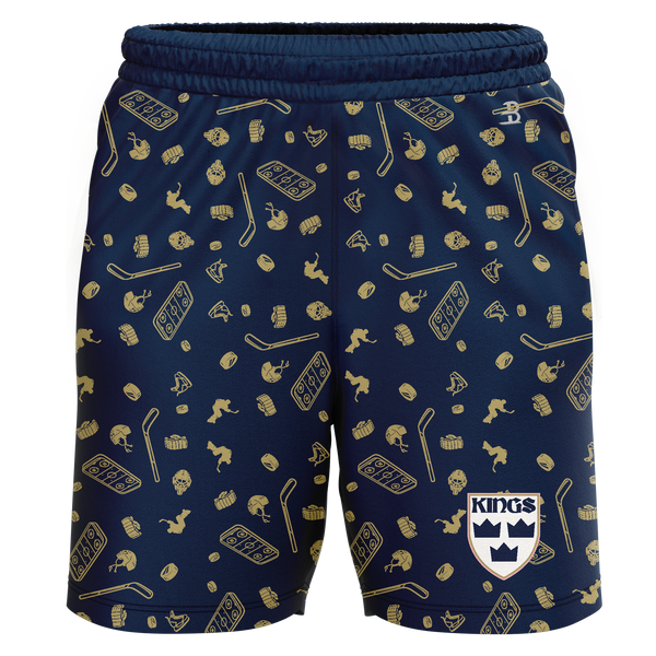Lady Kings Youth Sublimated Pattern Shorts