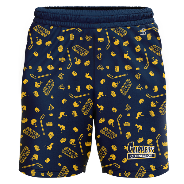 CT Clippers Youth Sublimated Pattern Shorts