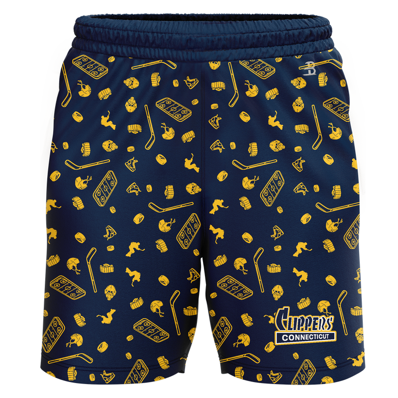 CT Clippers Youth Sublimated Pattern Shorts