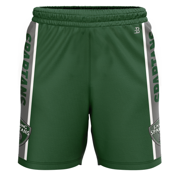 Lansing Spartans Adult Sublimated Shorts
