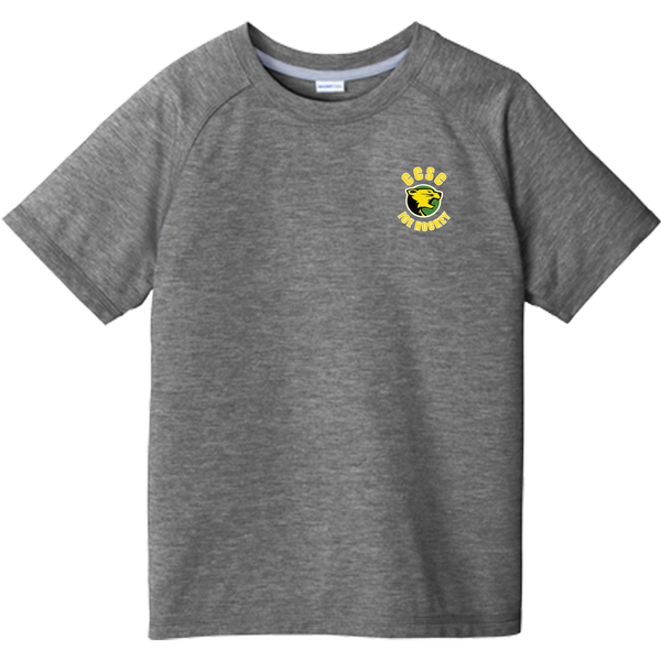 Chester County Youth PosiCharge  Tri-Blend Wicking Raglan Tee